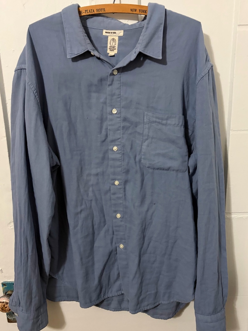 HIROSHI KATO The Ripper Organic Cotton
Button-Up Shirt